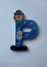 Sevi Holz-Buchstaben - Clown - Kinderzimmer - P - Buchstabe-