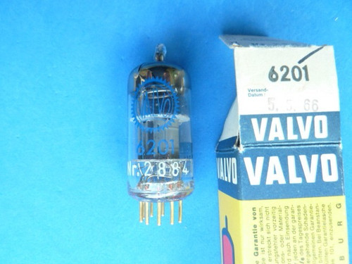 Röhre 6201 valvo hamburg - 6201, blue