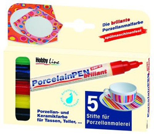 Hobby line porzellanmalfarbe - line,