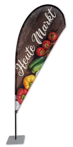 Markt beachflag tropfen 240 - beachflag,