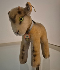Steiff Zicklein Ziege Zicky, Knopf, Fahne 6314,00, Schild