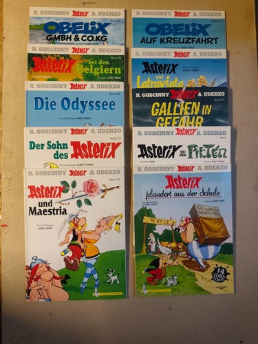 10x asterix comic - asterix, neuausgaben