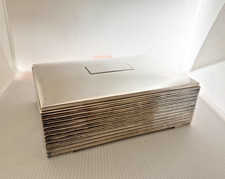 Zigarrenkiste 830er Silber, Evald Nielsen Dänemark, ohne Gravur, sehr schön!