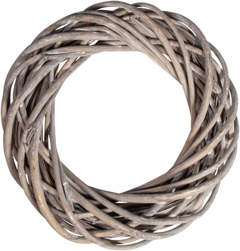 Weidenkranz 25cm silbergrau - weidenkranz,