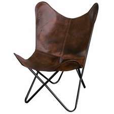 Vintage leder butterfly chair - vintage,