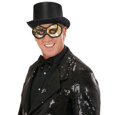 Goldene Spitzen Augenmaske