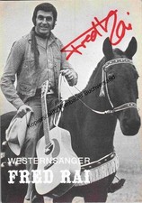 Original autogramm fred rai - fred,