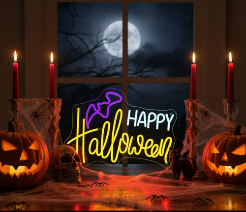 Happy halloween mit - mit, fledermaus