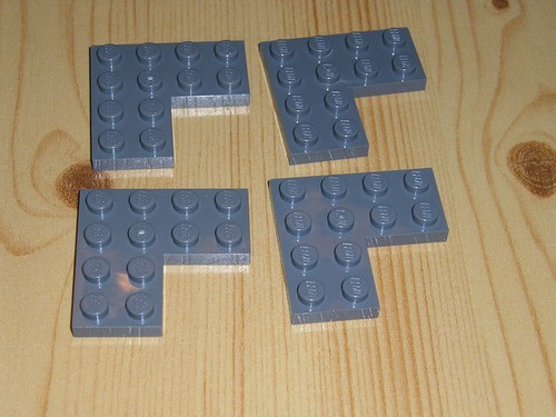 Lego platte - 4x,