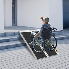 Rollstuhlrampe Klappbar Trutzholm Auffahrrampe Rollatorrampe Auffahrschiene Alu