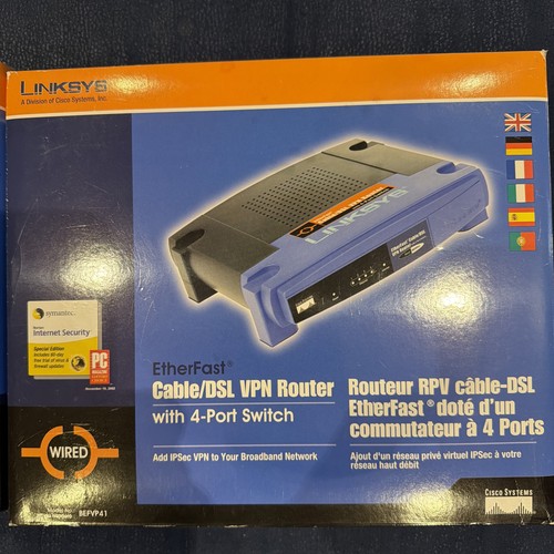 Linksys befvp41 etherfast - linksys,