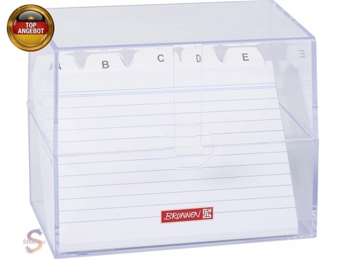 Karteibox gefüllt - a6,