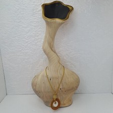 Seltene keramik vase holz - keramik,