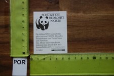 Alter Aufkleber Naturschutz