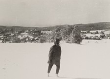 Schmiedefeld 1968 Frau geht