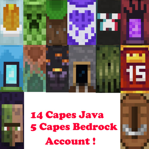 Minecraft cape account - 14,