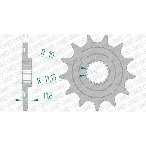 Stahl ritzel für sherco - ritzel, se