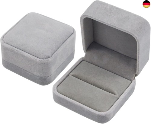 Samt schmuck ring - schmuck, box
