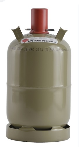Gasflasche 11kg grau leer