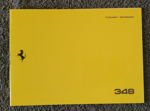 Ferrari brochure owners manual - brochure,