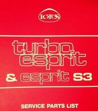 Lotus Esprit Turbo / S3 (1981-1986) Ersatzteilkatalog