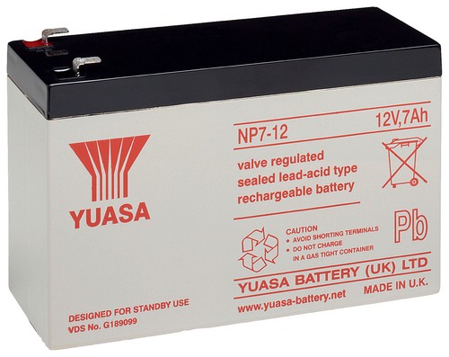 Yuasa np7 12v 7ah - np7-12,