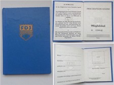 DDR blanko FDJ Ausweis / MB