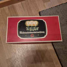 DDR Lichterkette aus Sonneberg mit 17 Ersatzkerzen/NARVA Karton