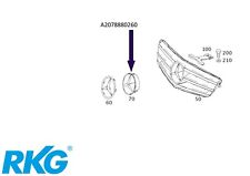 Grundträger Mercedes Stern