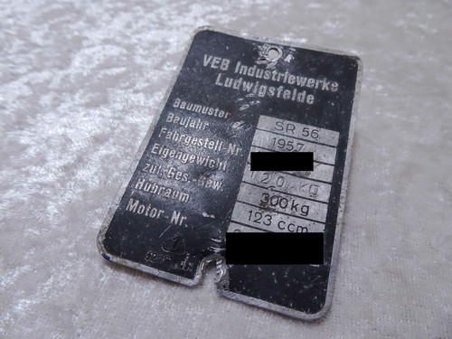 Ddr original typenschild - ddr,