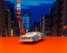 Blechauto Nomura Ambulance TinToy PennyToy Japan Spielzeugauto Blechspielzeug