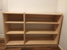 Regal Regalsystem Bücherregal Holz Kiefer massiv natur flexibel & erweiterbar