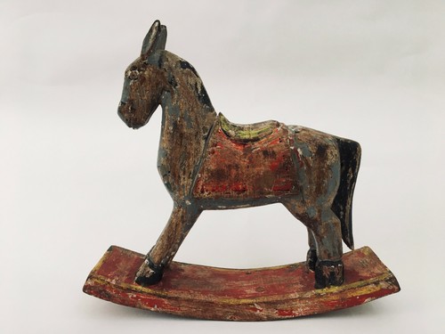 Pferd holz vintage handarbeit - pferd,