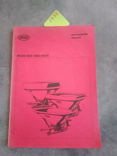 Vicon streuer handbuch 602 - streuer,