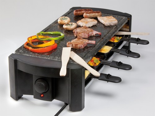 Raclette mit poliertem