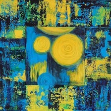 ORIGINAL Acrylbild Gemälde Abstrakt Modern Art UNIKAT HANDGEMALT ute-martha-art