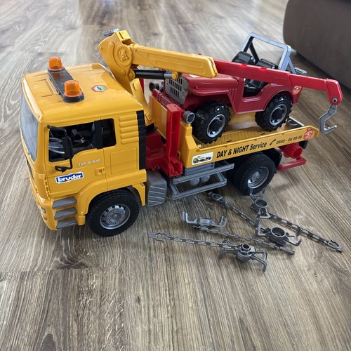 Bruder abschleppwagen mit - bruder,