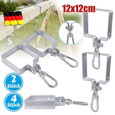 Schaukelschelle Schaukelhaken für Kantholz 120x120 mm / 12x12 cm Schaukelklemme