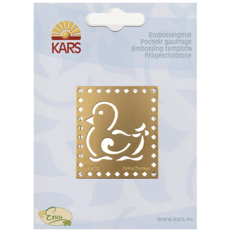 Embossing schablone ente - embossing,
