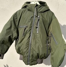 coole Jet Set Jacke Daunen Bomberjacke Anorak 6 Jahre khaki UVP 390.-