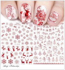 3D Nagel Sticker Weihnachten