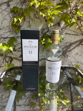 Macallan 12 Sherry Oak Cask. Leere Flasche incl. Schmuckkarton. Top.