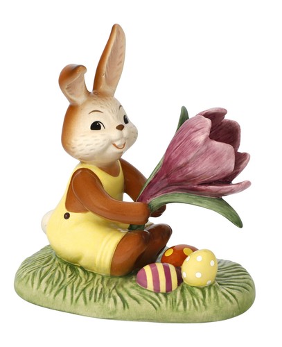 Goebel figur hase ein krokus - figur,