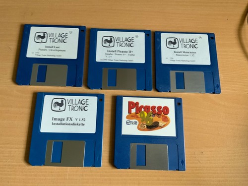 Software auf amiga disketten - amiga,