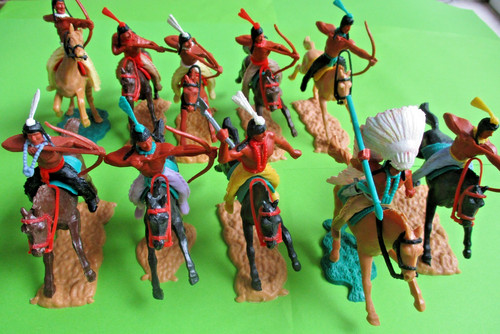 Timpo toys x indianer mit - 10,