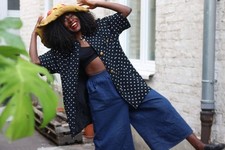 Louis Féraud Polka Dot Blazer