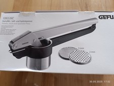 GEFU FORCE ONE® Edelstahl Spätzlepresse Nudelpresse Saftpresse Kartoffelpresse 