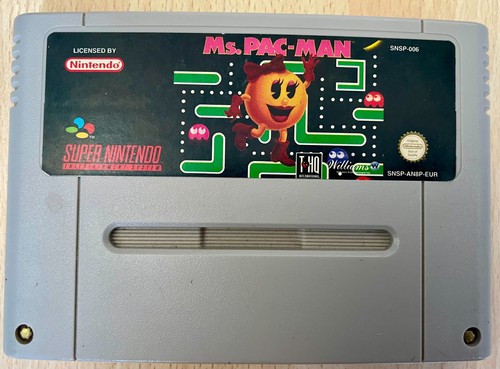 Pac man snes super - pac-man,