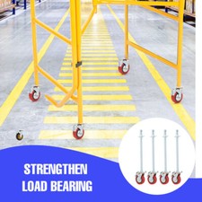 4x Gerüstrollen Spindelrollen