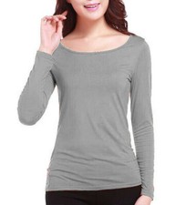 Damen Langarm Kurzarm T-Shirt